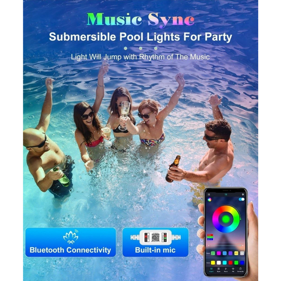 Pool Lights with Bluetooth APP Control - Picture 10 of 11